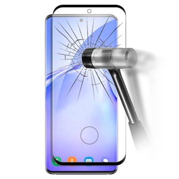Prio 3D Samsung Galaxy S20 Ultra Härdat Glas Skärmskydd - Svart