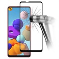 Prio 3D Samsung Galaxy A21s Härdat Glas Skärmskydd - Svart