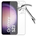 Prio 3D Samsung Galaxy S23 5G Härdat Glas Skärmskydd - 9H - Svart