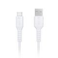 Prio höghastighets USB-A / USB-C-kabel - 3A, 1,2m - Vit