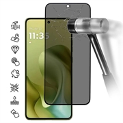 Motorola Moto G86/G86 Power Privacy Heltäckande Härdat Glas Skärmskydd - 9H - Svart Kant
