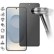 Samsung Galaxy S25 Edge Privacy Heltäckande Härdat Glas Skärmskydd - Svart Kant