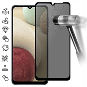 Samsung Galaxy S25 FE Privacy Heltäckande Härdat Glas Skärmskydd - 9H - Svart Kant