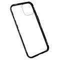 iPhone 14 Max Magnetisk Skal med Härdat Glas - Svart