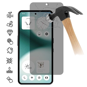 Nothing Phone (3a) Lite Privatliv skärmskydd av härdat glas - 9H