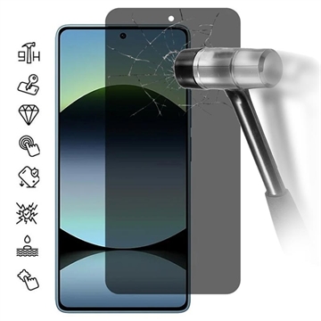 Xiaomi Redmi Note 14S Privacy Härdat Glas Skärmskydd