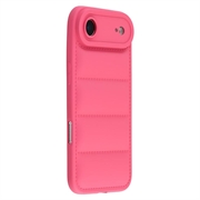 iPhone Air Pufferjacka Stötsäkert TPU-skal - Hot Pink