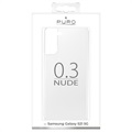 Puro 0.3 Nude Samsung Galaxy S21 5G TPU-skal - Genomskinlig
