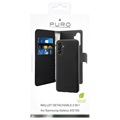Puro 2-i-1 Magnetisk Samsung Galaxy A13 5G Plånboksfodral - Svart