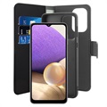 Puro 2-i-1 Magnetisk Samsung Galaxy A33 5G Plånboksfodral - Svart
