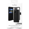 Puro 2-i-1 Magnetisk Samsung Galaxy S10 Lite Plånboksfodral - Svart