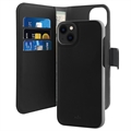 Puro 2-i-1 iPhone 11 Magnetiskt Plånboksfodral - Svart