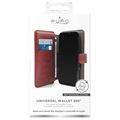 Puro 360 Roterande Universellt Smartphone Plånboksfodral - XXL - Röd