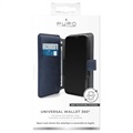 Puro 360 Roterande Universellt Smartphone Plånboksfodral - XL - Blå