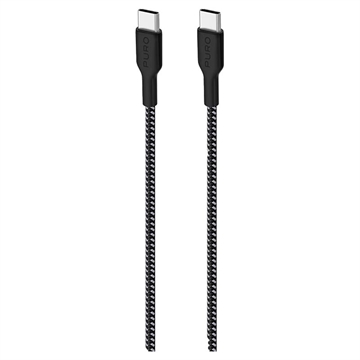Puro Fabric ultrastark USB-C / USB-C-kabel - 1,2 m, 30 W