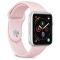 Puro Icon Apple Watch Series 7/SE/6/5/4/3/2/1 Silikonarmband - 41mm/40mm/38mm - Rosa