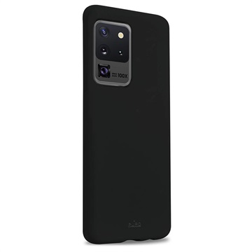Puro Icon Samsung Galaxy S20 Ultra Silikonskal - Svart