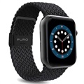 Puro Loop Apple Watch Series 7/SE/6/5/4/3/2/1 Rem - 41mm/40mm/38mm - Svart