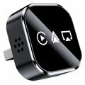 Q1A Trådlös CarPlay / Android Auto-adapter med AirPlay - Svart