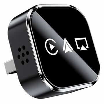 Q1A Trådlös CarPlay / Android Auto-adapter med AirPlay - Svart