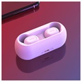 QCY T1C In-Ear True Wireless Stereo Hörlurar - Bluetooth 5.0 - Vit