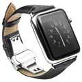 Apple Watch Series 7/SE/6/5/4/3/2/1 Qialino Läderarmband - 45mm/44mm/42mm