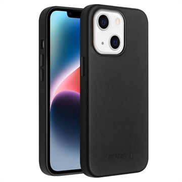 Qialino Premium iPhone 12 Pro Max Läderskal - Svart
