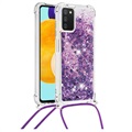 Quicksand Series Samsung Galaxy A03s TPU-skal - Lila