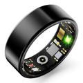 R11M Snygg smart ring - Storlek: 7/17.3mm - Svart
