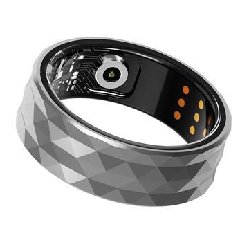 R12M Vattentät Smart Ring - Storlek: 21.8mm - Silver
