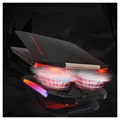 RGB RGB Laptop Kylplatta & Skrivbordsstativ YL-017 - Svart