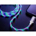 Reekin LED Flytande RGB MicroUSB-kabel - 1m, 2A