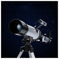 Refraktorteleskop för Nybörjare med Tripod - 90x, 50mm, 390mm