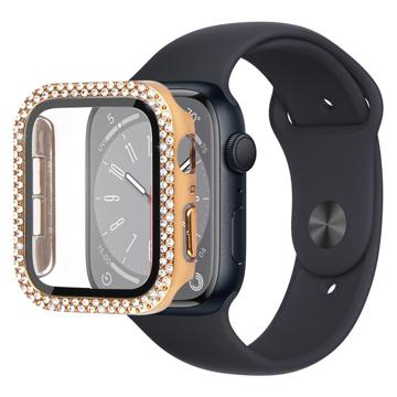 Apple Watch Series 7 Skal med Härdat Glas Skärmskydd - 45mm - Svart
