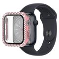 Apple Watch Series 7 Skal med Härdat Glas Skärmskydd - 45mm - Svart