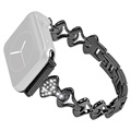 Strassdekorerat Apple Watch SE/6/5/4/3/2/1 Armband - 42mm, 44mm