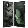 Ringke Fusion X Design Samsung Galaxy S23 Ultra 5G Hybrid Skal - Kamouflage