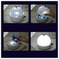 Roterande Stjärnljus LED Projektor & Speldosa med 6 Animationer
