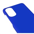 Motorola Moto G22 Gummerat Plastskal - Blå
