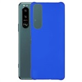 Sony Xperia 5 III Gummerat Plastskal - Blå