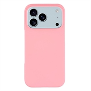 iPhone 17 Pro Max Gummerat Plastskal - Rosa
