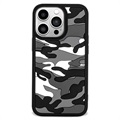 Oländig Kamouflage Mönster iPhone 13 Pro Hybrid Skal