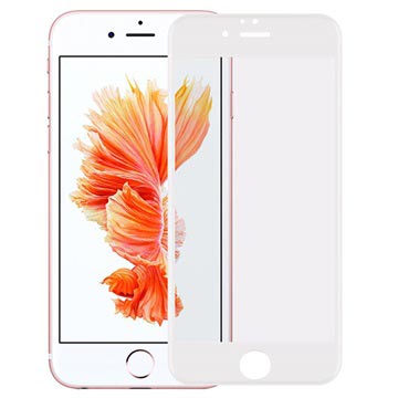 iPhone 6/6S Rurihai 4D Heltäckande Härdat Glas Skärmskydd - Vit
