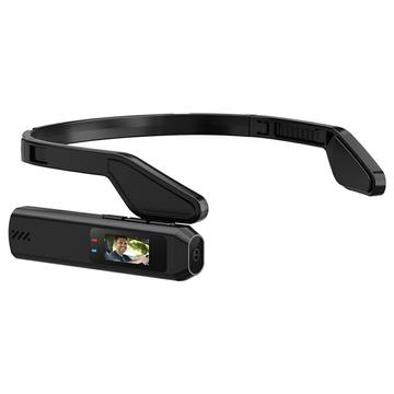 S111 Bärbar kamera för förstapersonsvy - 2.7K Ultra HD Mini-inspelare - Svart