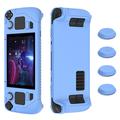 SD001 Silikonfodral för Steam Deck-spelkonsol Ergonomiskt greppande skyddsfodral Halkskydd - lysande blå