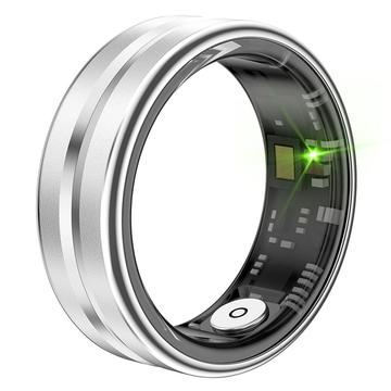 SR03 Ultra-tunn multifunktionell smart ring - Storlek: 8/18.2mm - Silver