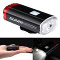 SUNRIMOON Vattentät LED-cykellampa USB uppladdningsbar lampa 100 lumen främre/bakre strålkastare cykelhjälmslampa