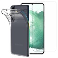Saii 2-i-1 Samsung Galaxy S22 5G TPU Skal & Härdat Glas Skärmskydd