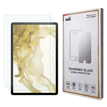 Samsung Galaxy Tab S9+ Saii 3D Premium Härdat Glas Skärmskydd - 9H - 2 St.