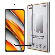Saii 3D Premium Xiaomi Poco M3 Pro Härdat Glas Skärmskydd - 9H - 2 St.